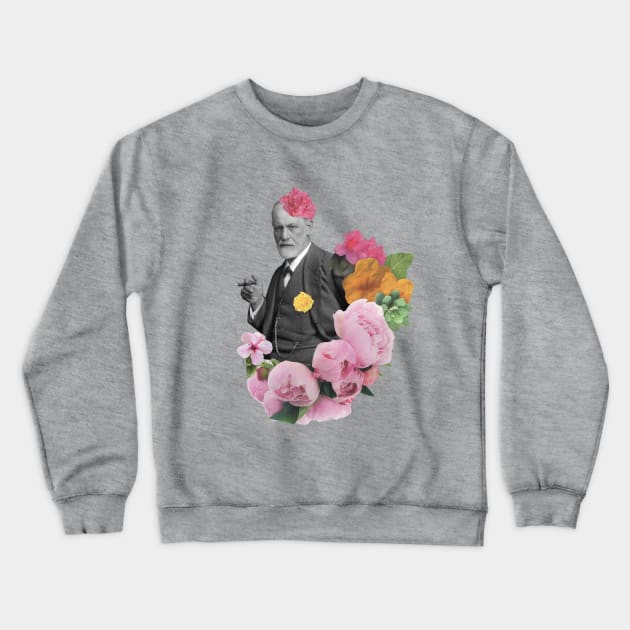 Freud Collage Crewneck Sweatshirt by luliga